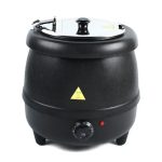 10L Electric Soup Kettle Warmer – Stainless Steel for Hotels & Homes