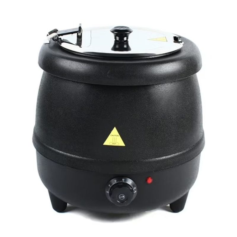 10L Electric Soup Kettle Warmer – Stainless Steel for Hotels & Homes