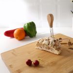 4PCS Cheese Board Set with Knives & Accessories – Wooden Tray i