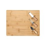 4PCS Cheese Board Set with Knives & Accessories – Wooden Tray