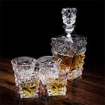 7 Piece Whiskey Decanter Set – Luxury Crystal Glass Gift Box i