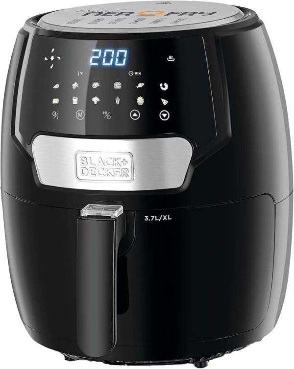Black & Decker Air Fryer 4L 1500W – Digital Fry, Bake & Grill