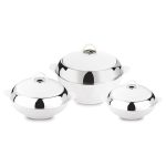 Crescent Insulated Casserole Hot Pot Set – For Homes & Hotels