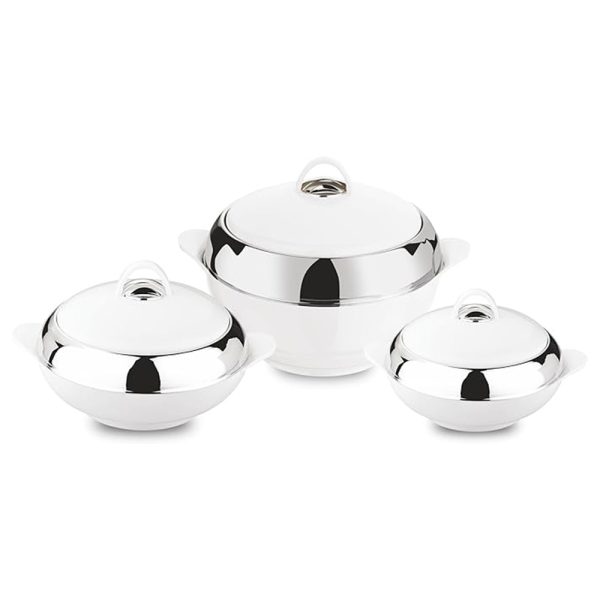 Crescent Insulated Casserole Hot Pot Set – For Homes & Hotels