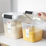 Food-Grade Plastic Cereal & Grain Storage Containers – Multi-Size