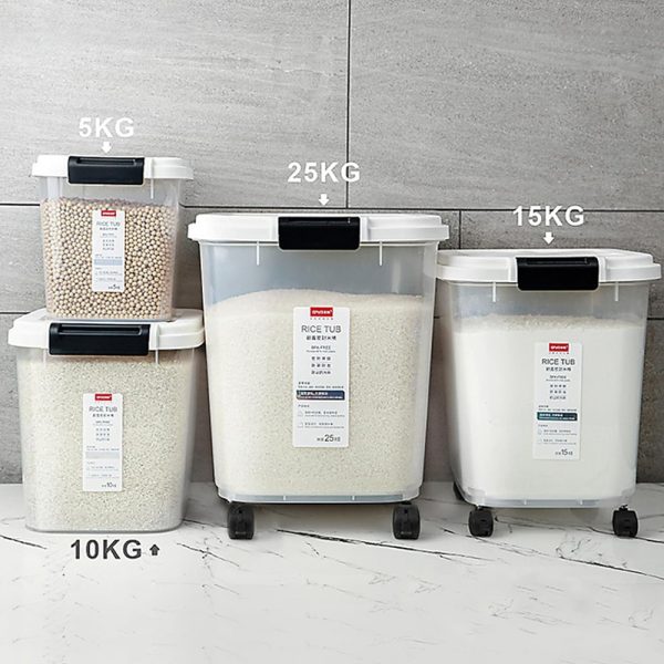 Food-Grade Cereal & Grain Storage Containers – Airtight & BPA-Free for kitchen