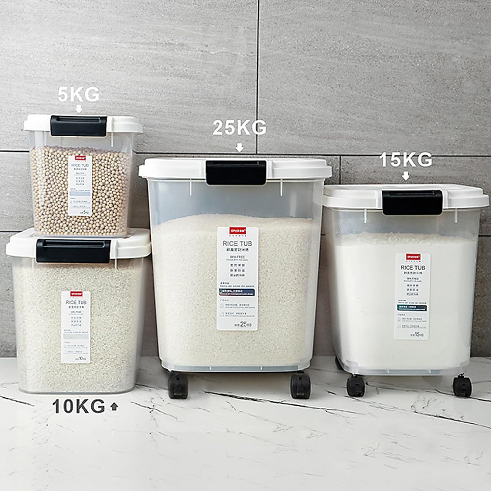Food-Grade Cereal & Grain Storage Containers – Airtight & BPA-Free for kitchen Food-Grade Cereal & Grain Storage Containers – Airtight & BPA-Free for kitchen