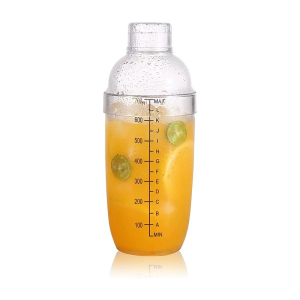 Food-Grade Plastic Boston Shaker – For Hotels, Bars & Homes