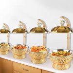 Gold Hanging Round Chafing Dish 7.5L – For Hotels & Homes iv