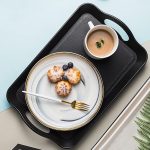 Nonskid Ceramic Serving Tray with Handles – For Hotels & Homes ii