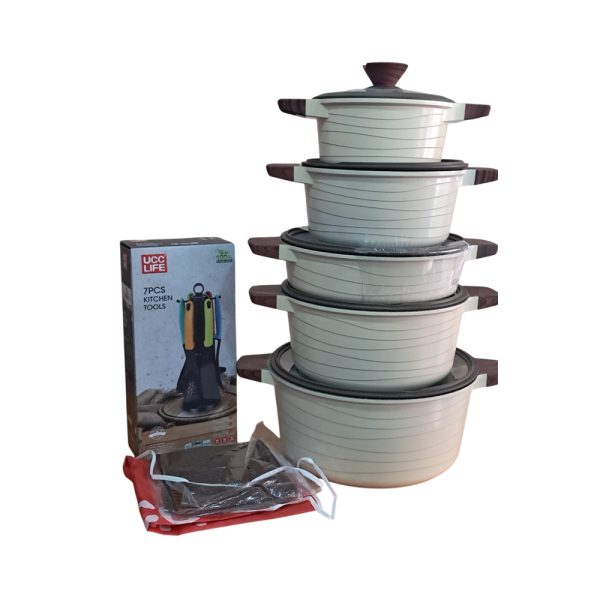 UCCLife 20pcs Nonstick Cookware Set – Complete Kitchen Kit