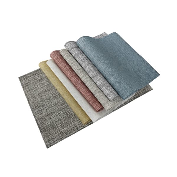 Vinyl Placemats Set of 6 – Durable, Washable & Stylish Colors
