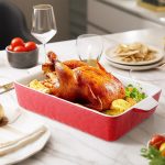 Enamel Rectangular Baking Dish 30×20cm – Oven-Safe Bakeware for Homes & Kitchens i