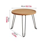 Foldable Round Wooden Dessert & Fruit Display Stand – Perfect for Homes, Hotels & Events i