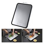 Double-Sided Stainless Steel & PP Cutting Board – Heavy-Duty Chopping Board for Kitchens & Hotels i