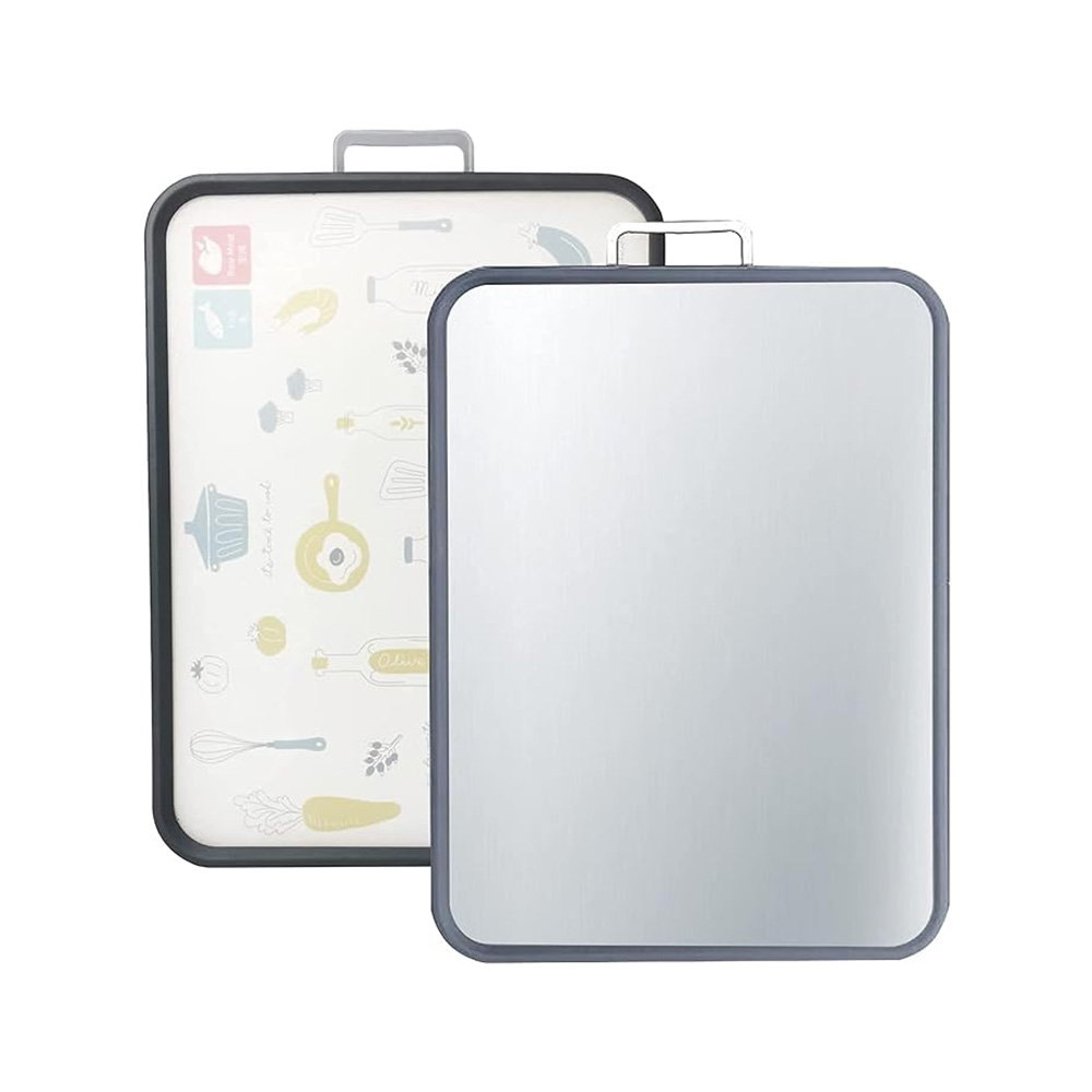 Double-Sided Stainless Steel & PP Cutting Board – Heavy-Duty Chopping Board for Kitchens & Hotels Double-Sided Stainless Steel & PP Cutting Board – Heavy-Duty Chopping Board for Kitchens & Hotels