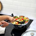 Tri-Ply Stainless Steel Wok Pan with Honeycomb Surface – Pro-Grade Wok for Homes & Restaurants ii