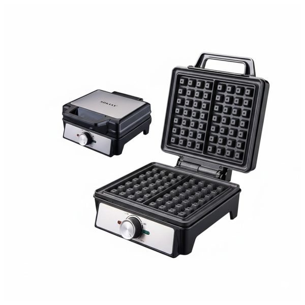 Sokany 1600W Electric Waffle Maker – Nonstick Teflon for Homes & Hotels