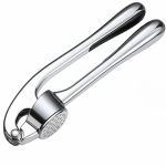 Heavy-Duty Stainless Steel Garlic Press for Homes & Hotels