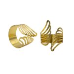 Gold Cuff Napkin Rings for Homes & Hotels