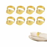 Leaf Design Napkin Rings for Homes & Dining Tables i