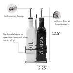 Oil & Vinegar Dispenser Set for Homes & Kitchens – 17 OZ i