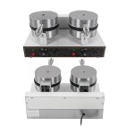 Double Commercial Round Waffle Maker – For Restaurants & Cafés i