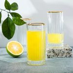 Pasabahce Elysia Gold Rim Glasses – Homes & Hotel Dining ii