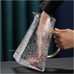 Clear Glass Pitcher 9-Piece Set – Perfect for Homes & Hotels i