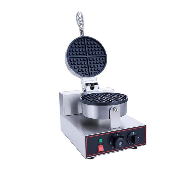 Single Commercial Round Waffle Maker – For Cafés & Restaurants