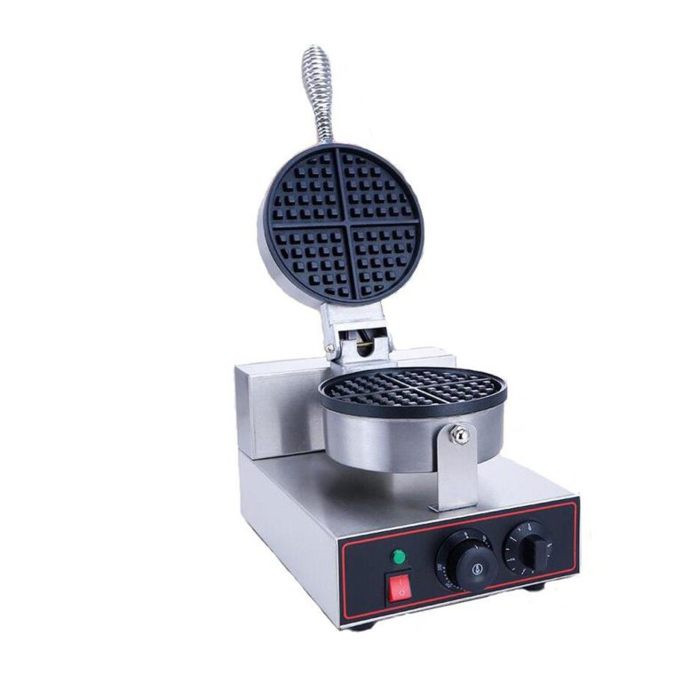 Single Commercial Round Waffle Maker – For Cafés & Restaurants