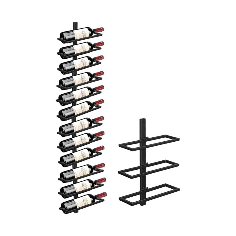 Wall-Mounted Wine Rack for 9 Bottles – Homes & Wine Bars