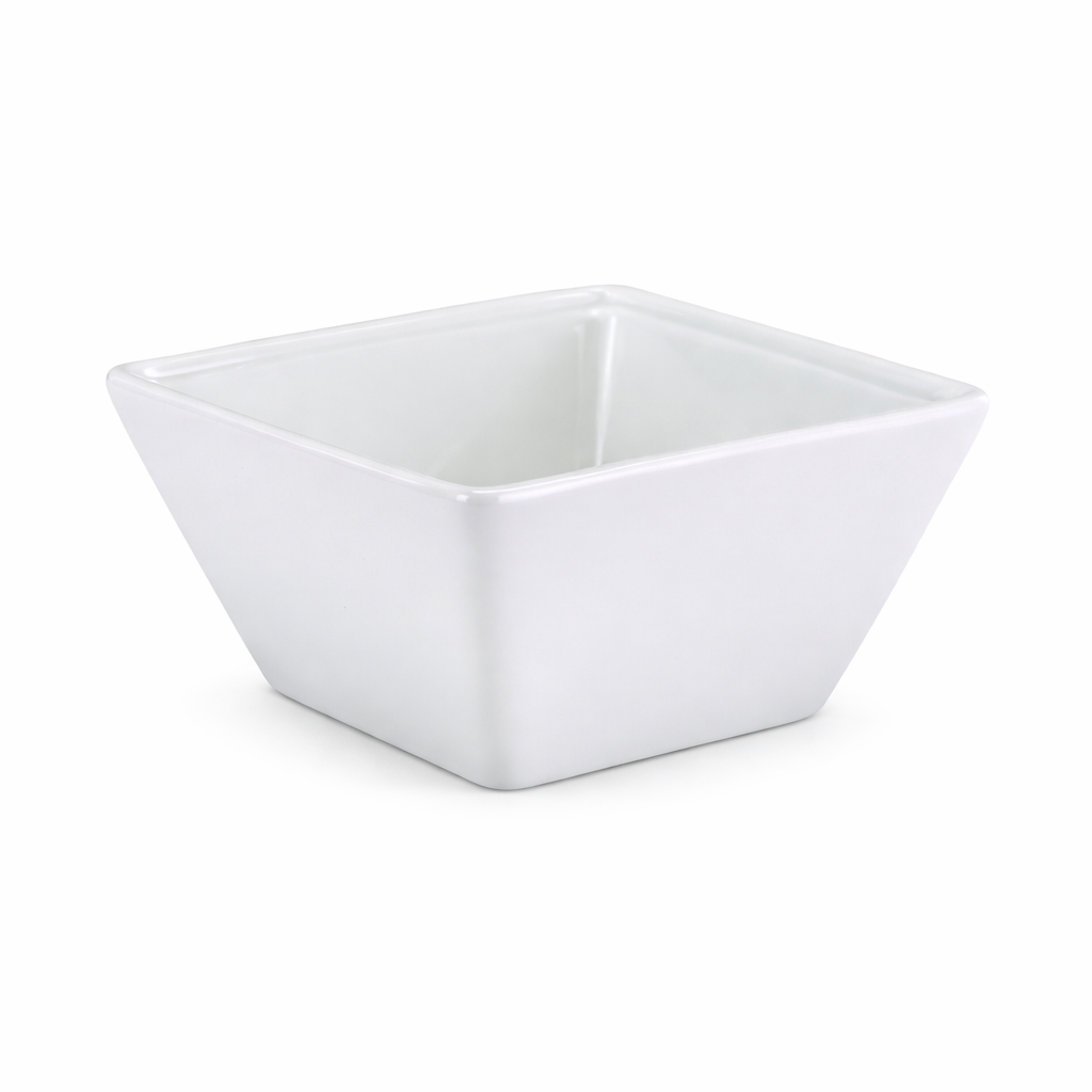 White Porcelain Square Sauce Bowl for Hotels & Catering White Porcelain Square Sauce Bowl for Hotels & Catering