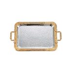 Luxury Gold Serving Tray – For Hotels, Events & Elegant Homes 1