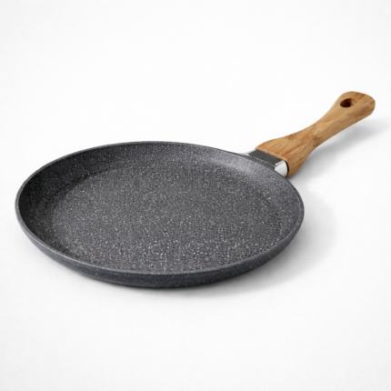 Crepe Pan with Wooden Handle For Authentic Crepes