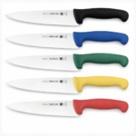 Tramontina 10-Inch Professional Knife - Black, Blue, White, Green, Yellow, and Red for Homes, Hotels, and Restaurants