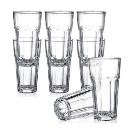 Clear Thick Water Glass – Durable Drinkware for Homes, Hotels & Bars i