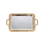 Luxury Gold Serving Tray – Elegant Tray for Homes, Hotels & Events i