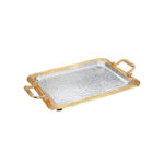 Luxury Gold Serving Tray – Elegant Tray for Homes, Hotels & Events