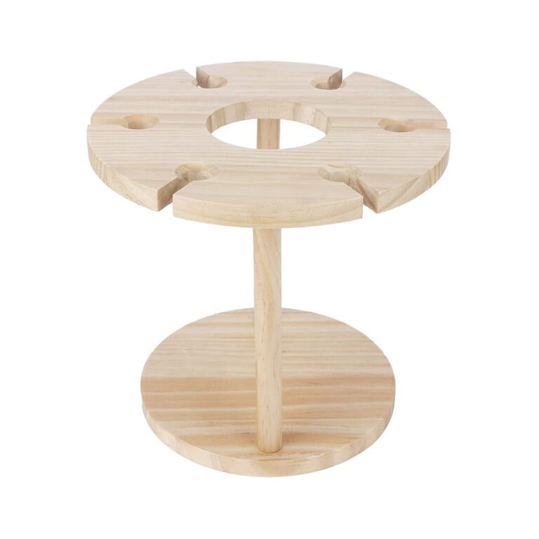 Wooden Wine Glass Holder Stand – Storage Rack for Homes & Bars
