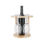 Wooden Wine Glass Holder Stand – Storage Rack for Homes & Bars ii