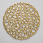Gold Net Placemats Set (6pcs) – Elegant Dining, Lasting Impression