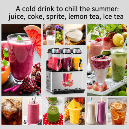 3 Tank Industrial Slush Machine – Maximum Flavor, Maximum Performance i