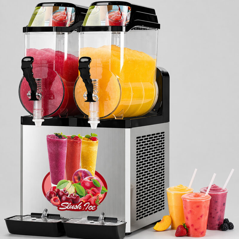 2 Slush Maker Machine – Refreshing Drinks, Effortless Performance
