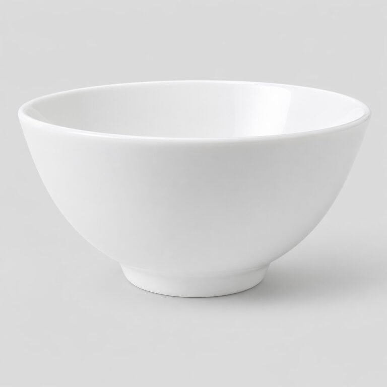 White Porcelain Soup Bowl – Timeless Elegance for Fine Dining