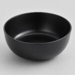 Round Black Melamine Bowl – Versatile Strength for Everyday Use