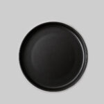 Black Melamine Dinner Plate – Strength Meets Everyday Elegance