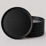 Black Melamine Dinner Plate – Strength Meets Everyday Elegance i