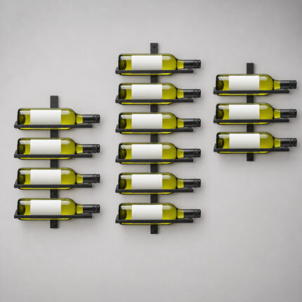 Wall Mounted Wine Rack 9 Bottles – Storage for Homes, Bars & Restaurants i