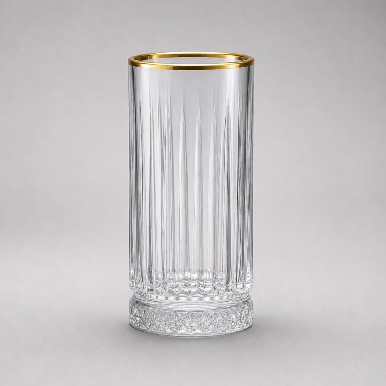 Pasabahce Elysia Glasses 280ml Gold Rim – Drinkware for Homes & Hotels i
